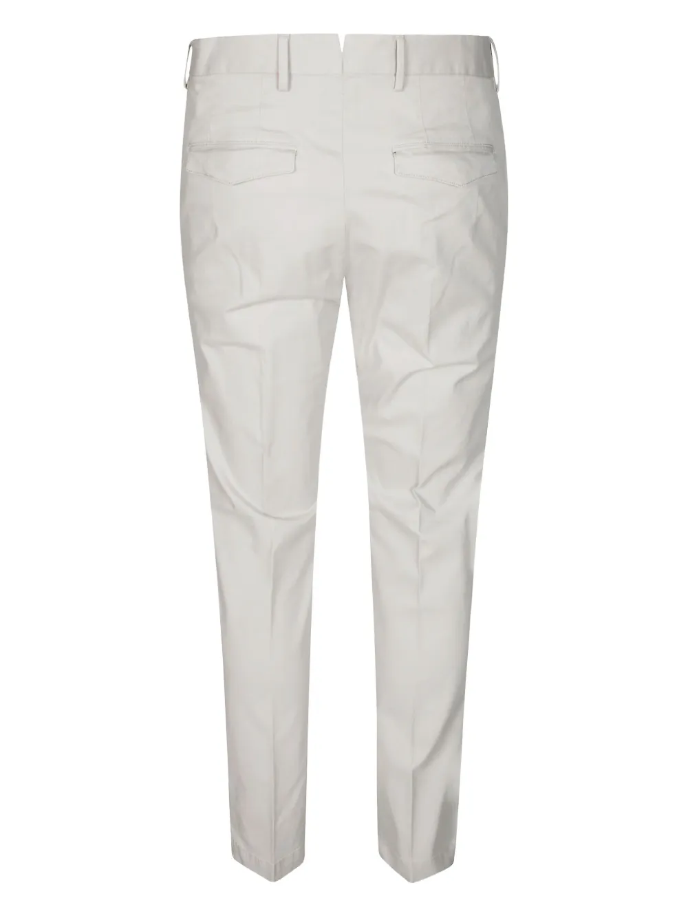 Pt Torino Pressed-crease Trousers In White