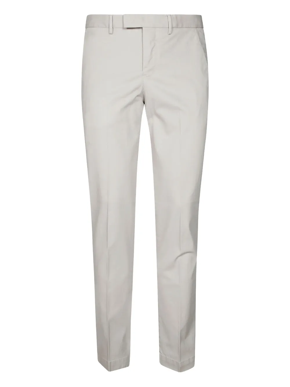 Pt Torino Pressed-crease Trousers In White