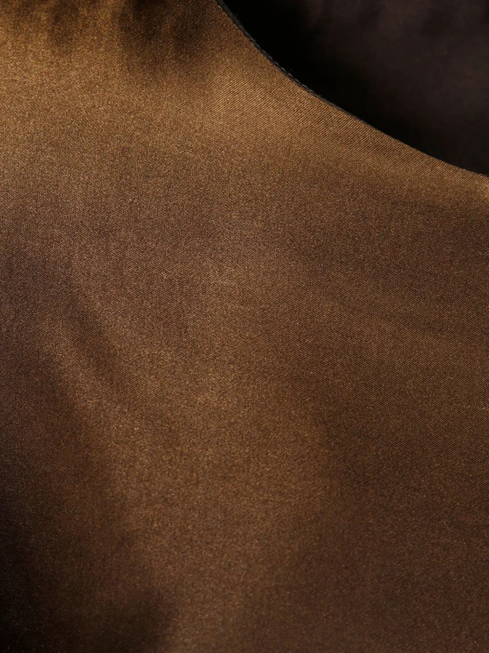 Robert Friedman Satin Top In Brown
