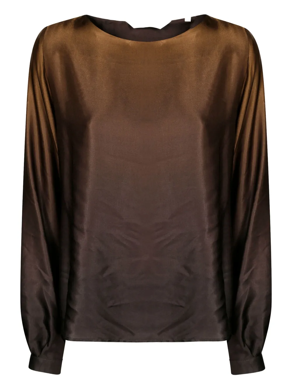 Robert Friedman satin top | Brown | Image 1