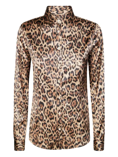 Robert Friedman leopard-print shirt