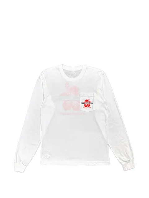 Chrome Hearts  Honolulu State Flower long-sleeve T-shirt