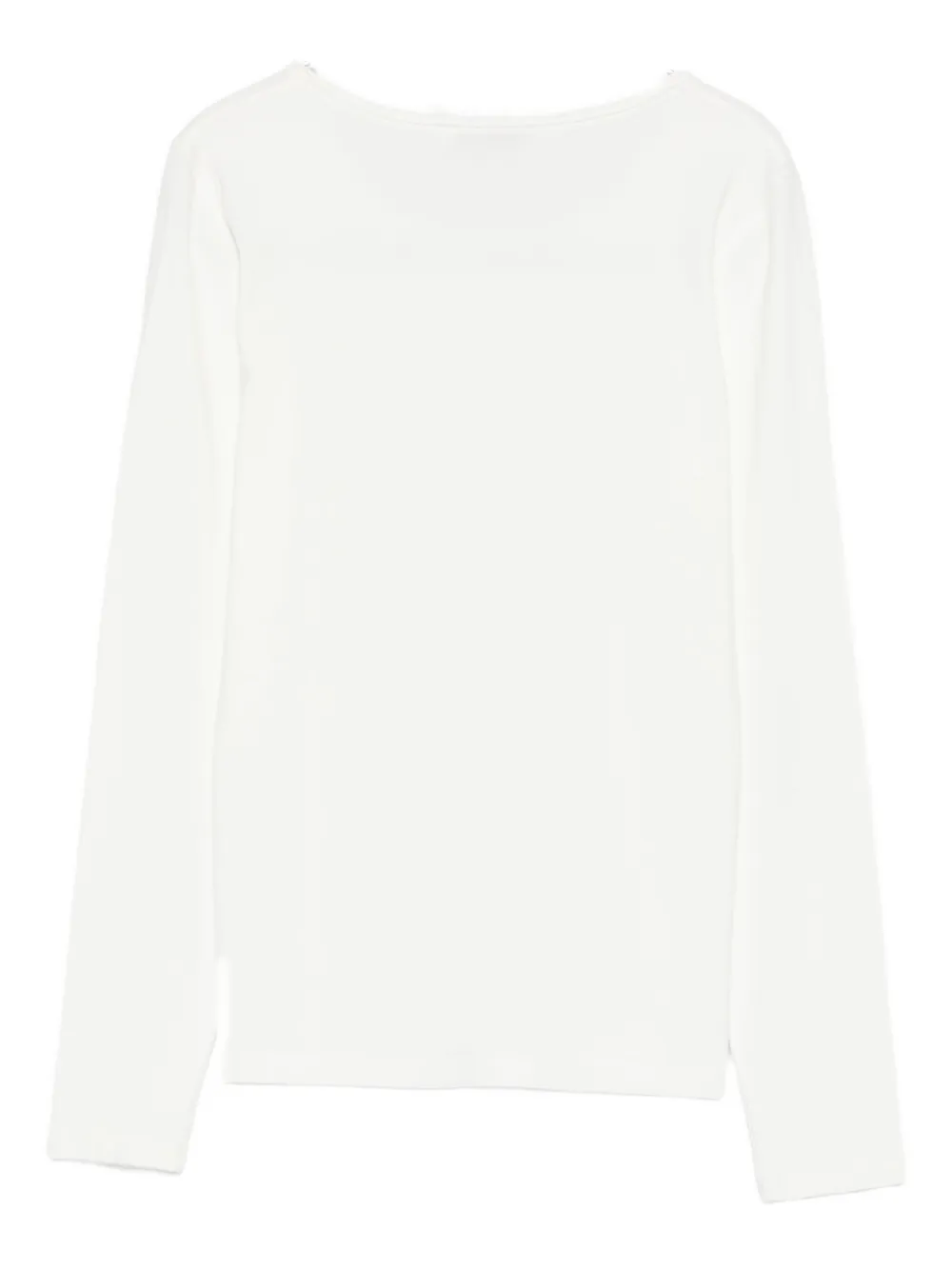 Le Tricot Perugia boat-neck blouse - Wit