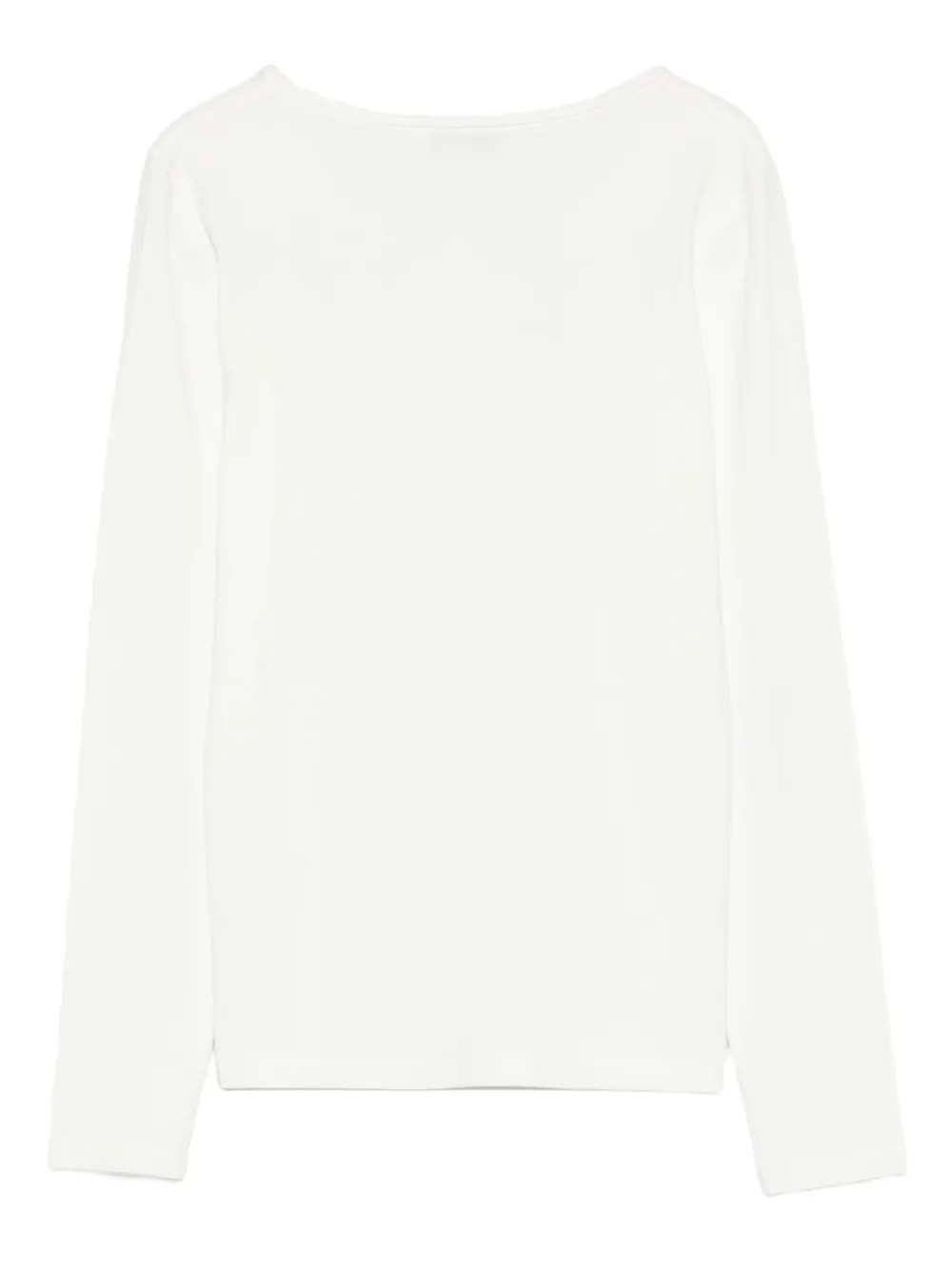 Le Tricot Perugia Blouse met boothals Wit