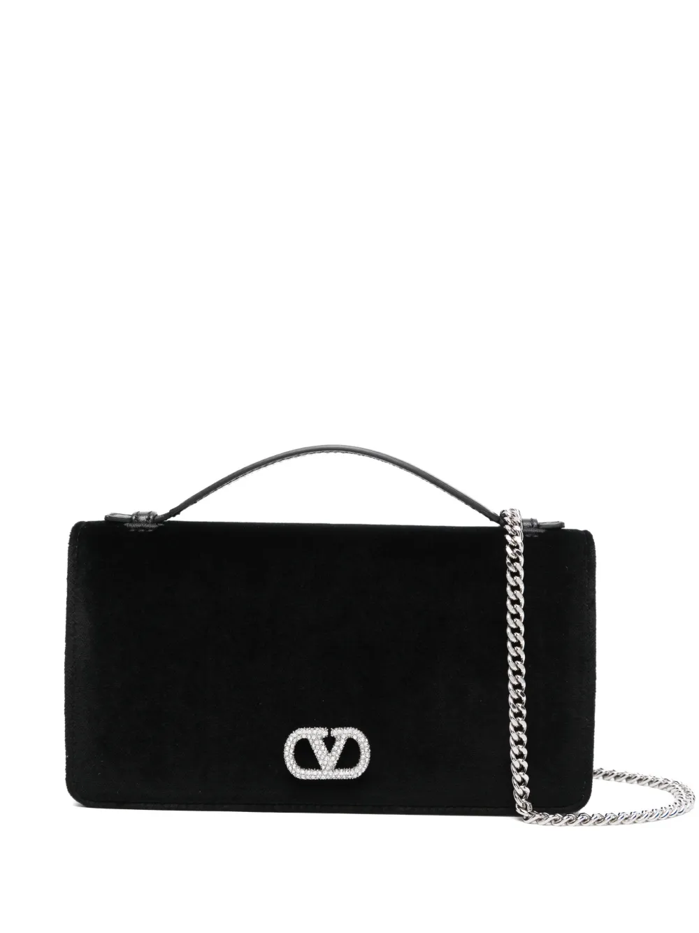 Valentino Garavani crystal mini bag - Nero