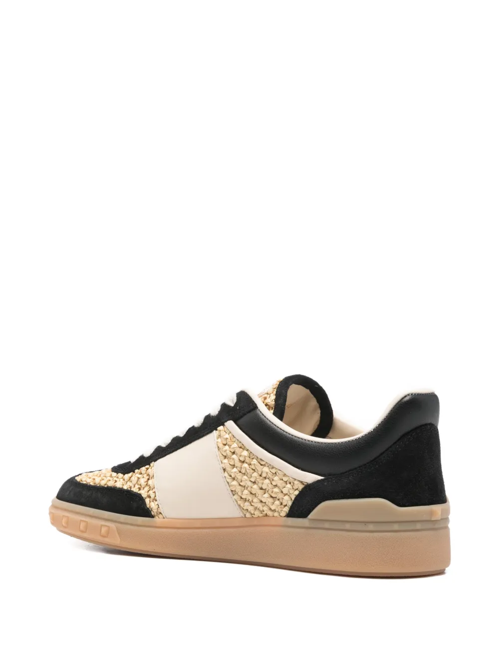 Valentino Garavani Upvillage raffia sneakers Beige