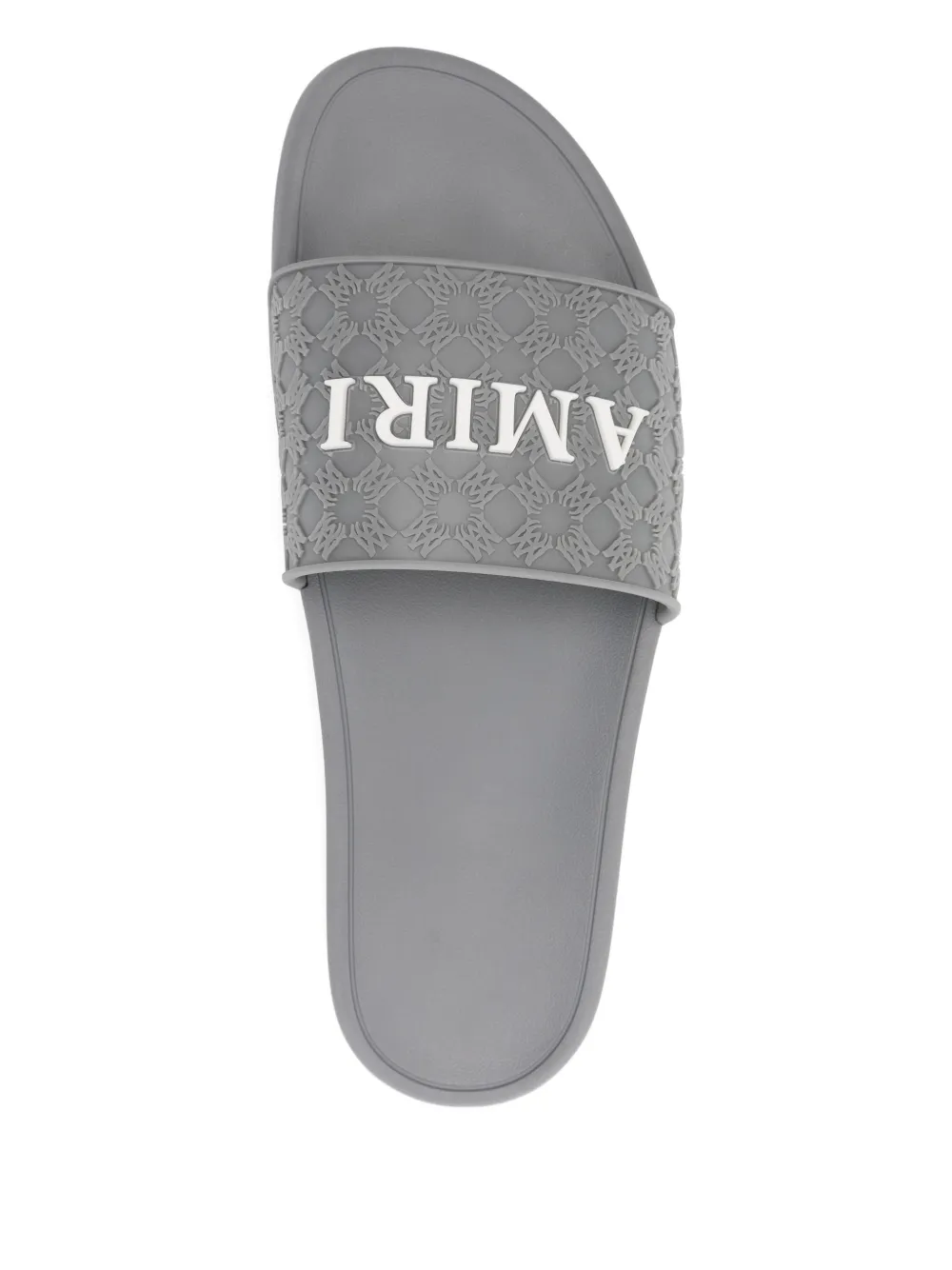 AMIRI MA Quad slippers met logo-reliëf Grijs