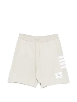 Thom Browne ストライプ コットンショートパンツ | グレー | FARFETCH JP