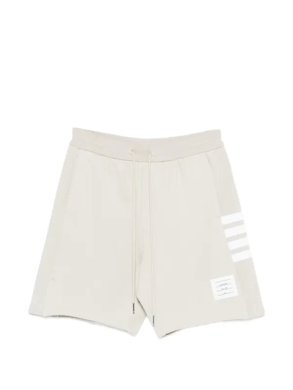 Thom Browne ループバック 4BAR スウェットショーツ | ニュートラル Thom Browne ループバック 4BAR スウェットショーツ | ニュートラル