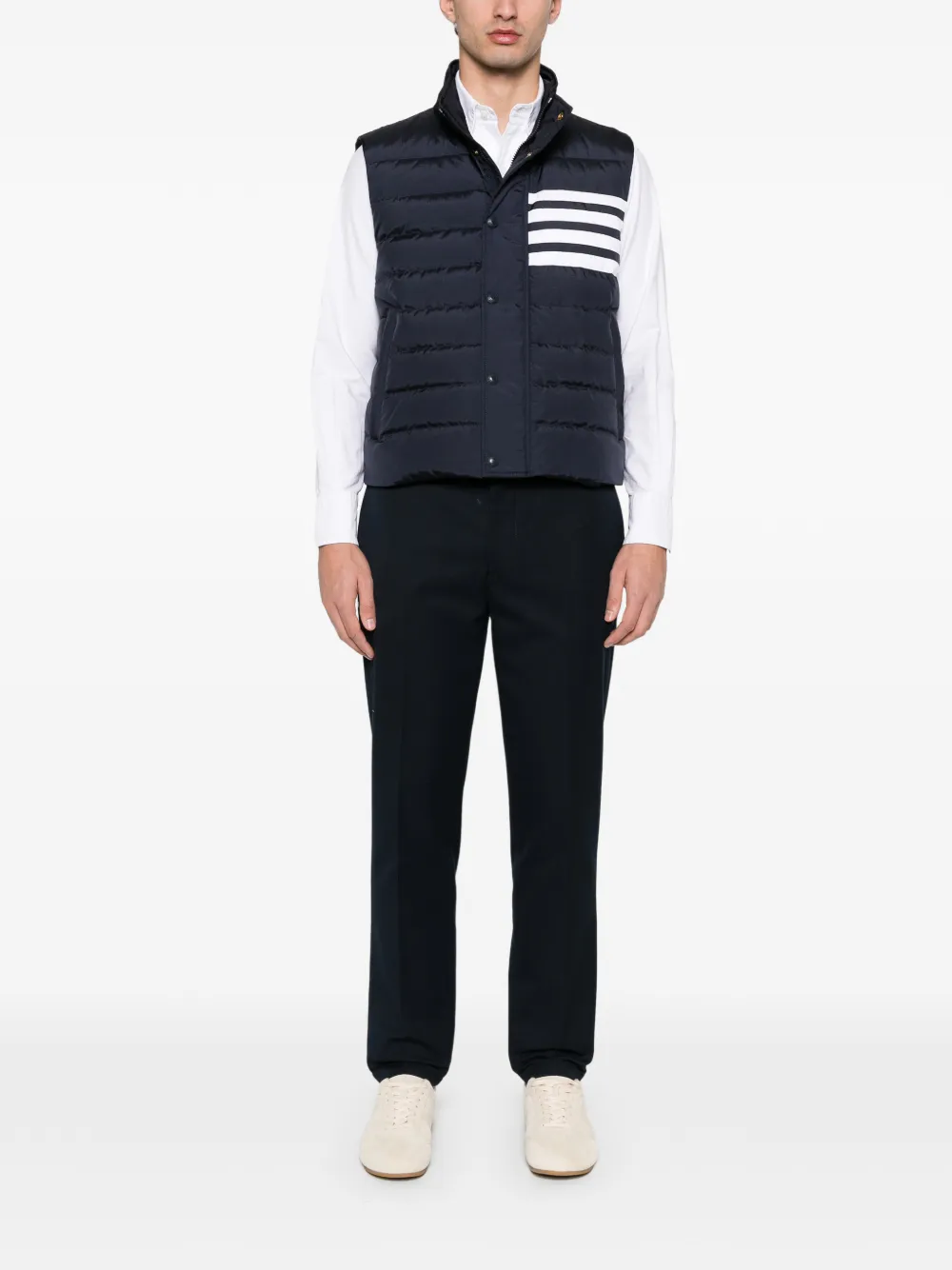 Thom Browne four-bar downfill gilet | Waistcoats & Gilets | Image 2
