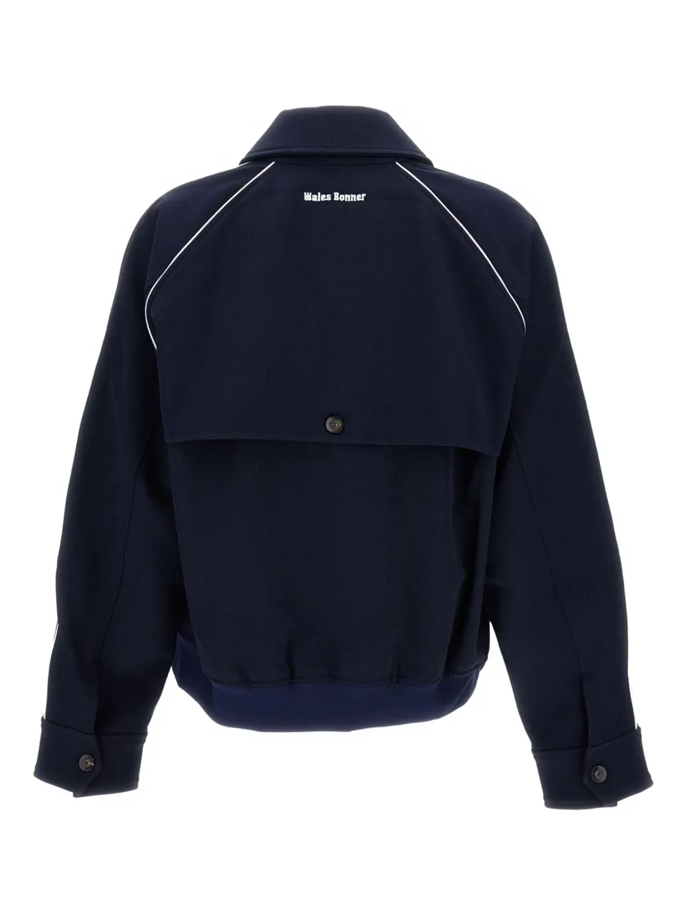 Wales Bonner logo-embroidered zip-up jacket | Varsity Jackets | Image 2