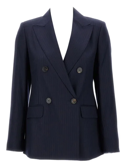 Max Mara pinstripe double-breasted jacket