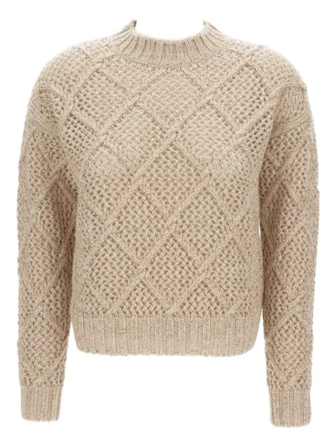 Max Mara suéter con diseño abierto