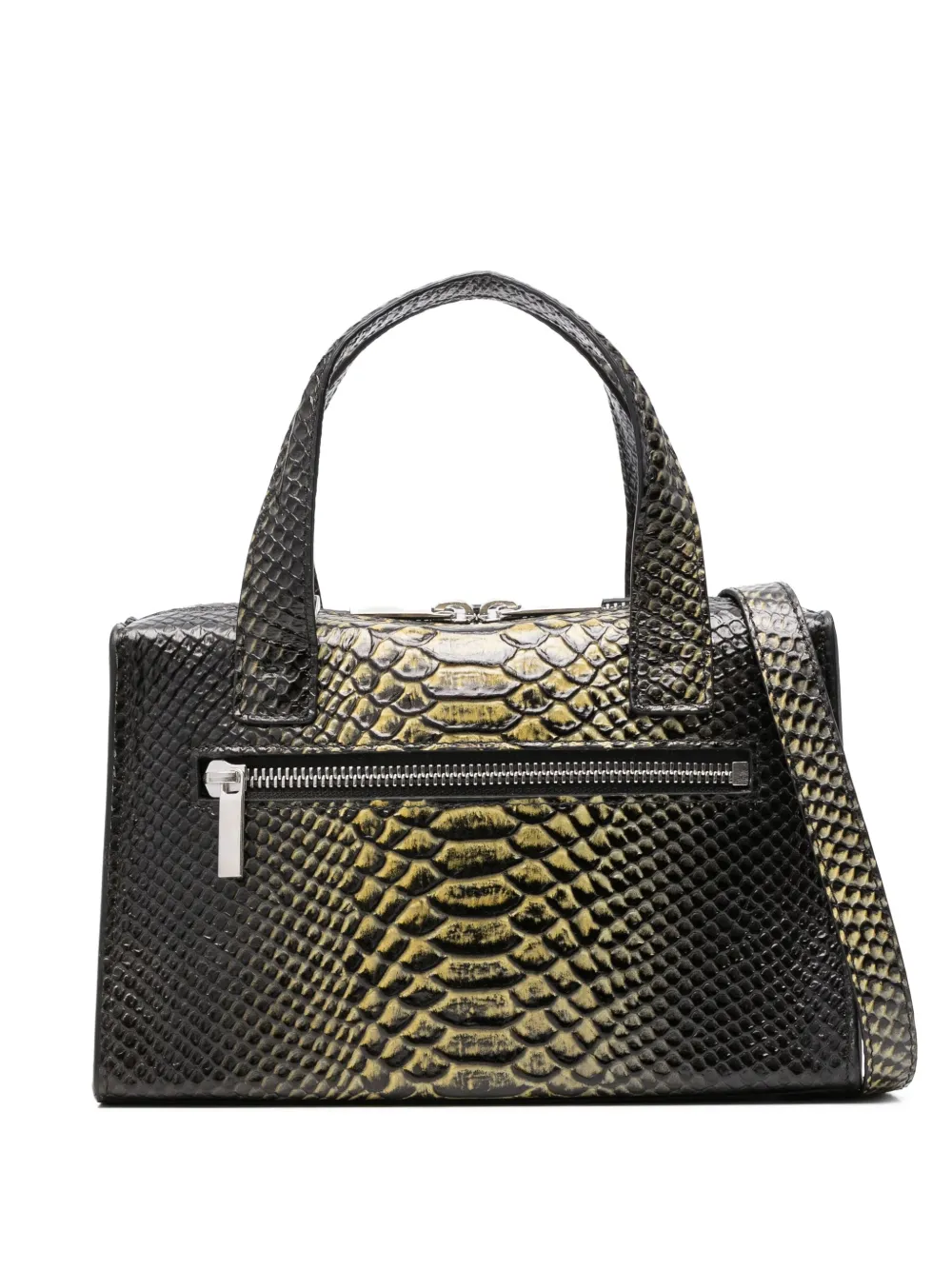 SAPIO small Pitone tote bag | Black | Image 1