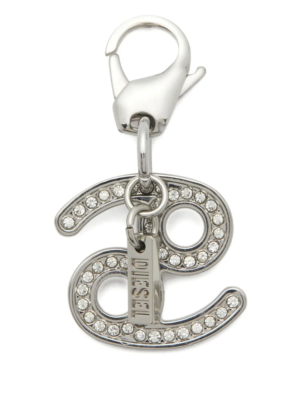 Diesel Crystal Charm Cancer Keyring In Metallic