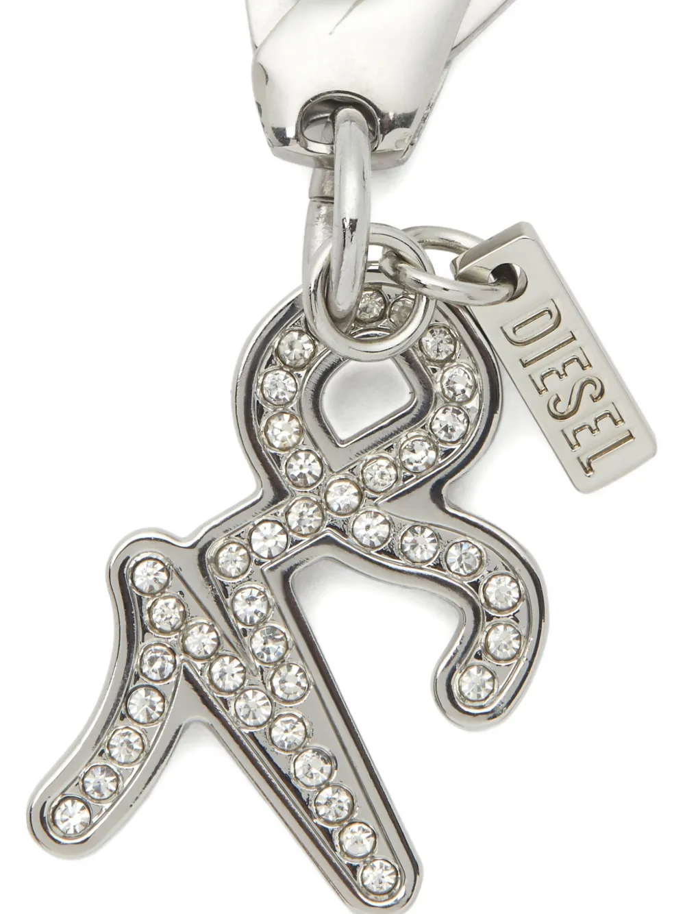 Diesel rhinestone charm capricorn keyring | Image 2
