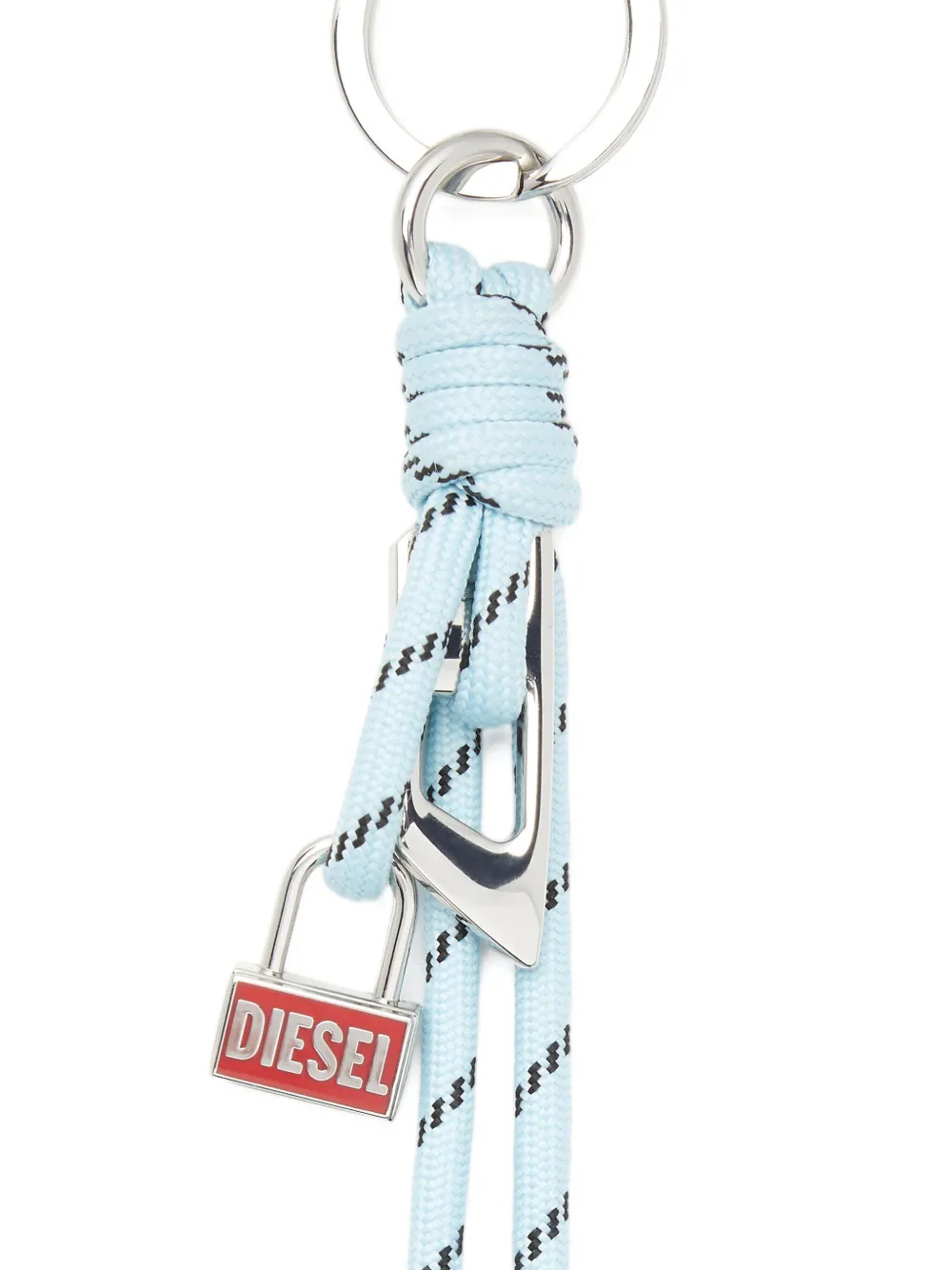 Diesel Sleutelhanger met touw bedels Blauw