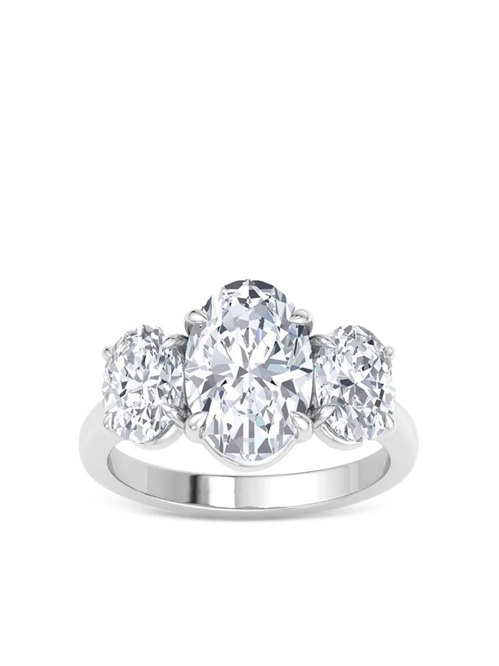 Tilla 14K white gold lab-grown diamond ring | Silver | Image 1