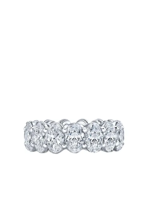 Tilla anillo infinito en oro blanco de 14kt con diamante de laboratorio