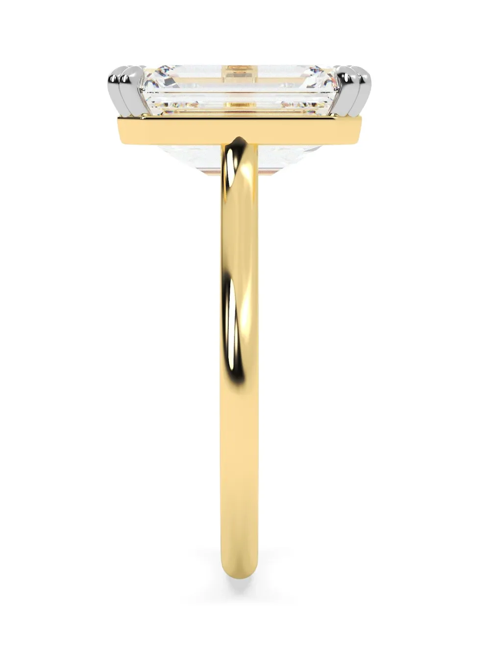 Tilla 14k Yellow Gold Lab-grown Diamond Solitaire Ring In Gold
