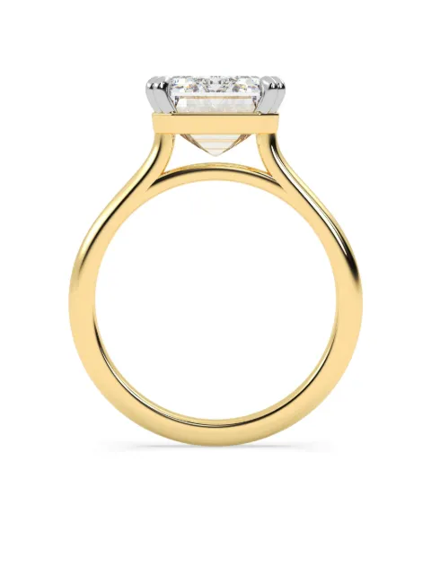 Tilla 14K yellow gold lab-grown diamond solitaire ring