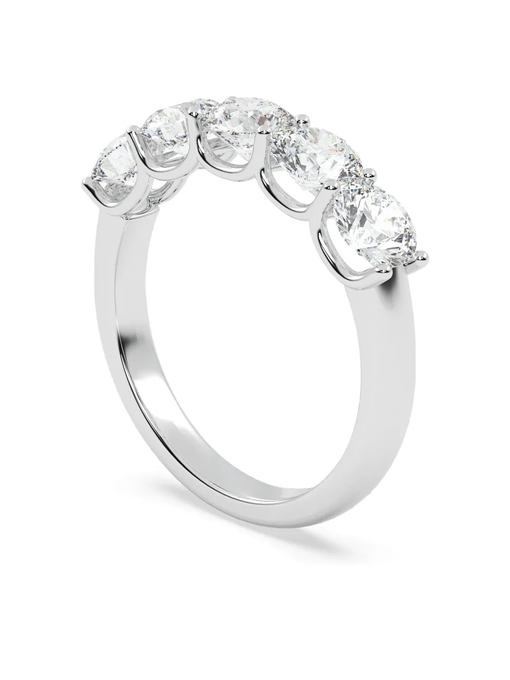 Tilla 14k White Gold Lab-grown Diamond Ring In Silver