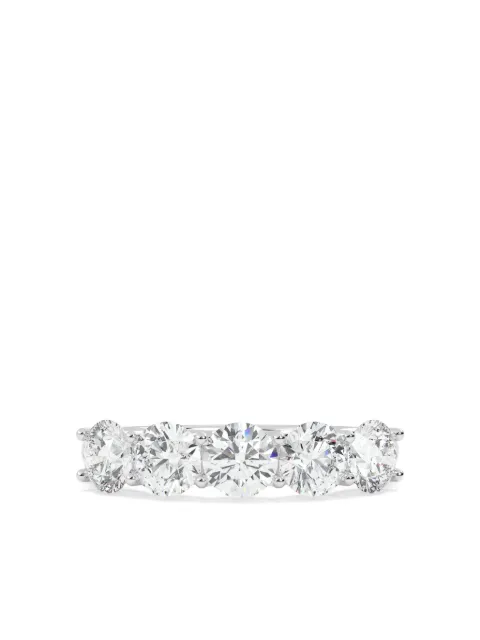 Tilla anillo en oro blanco de 14kt con diamante de laboratorio