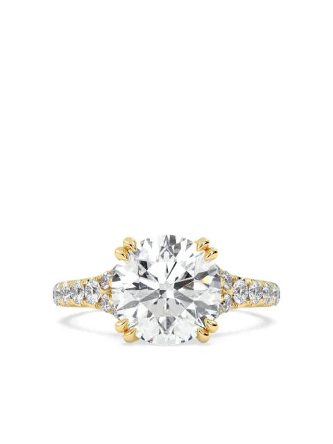 Tilla 14K yellow gold diamond wedding ring