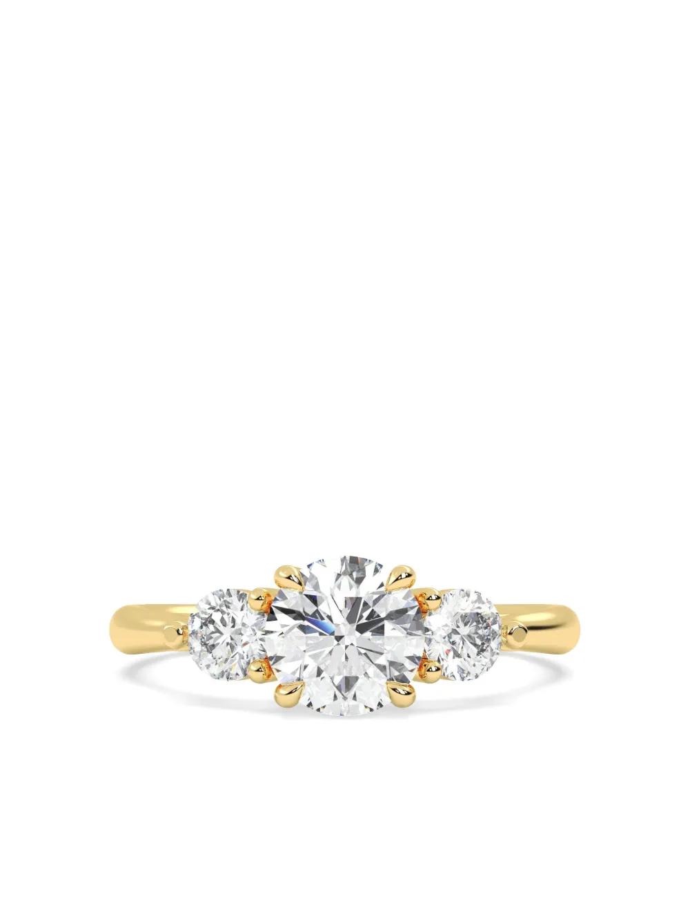 Tilla 14k Yellow Gold Lab-grown Diamond Ring In Gold