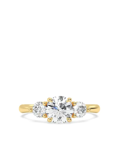 Tilla 14K yellow gold lab-grown diamond ring
