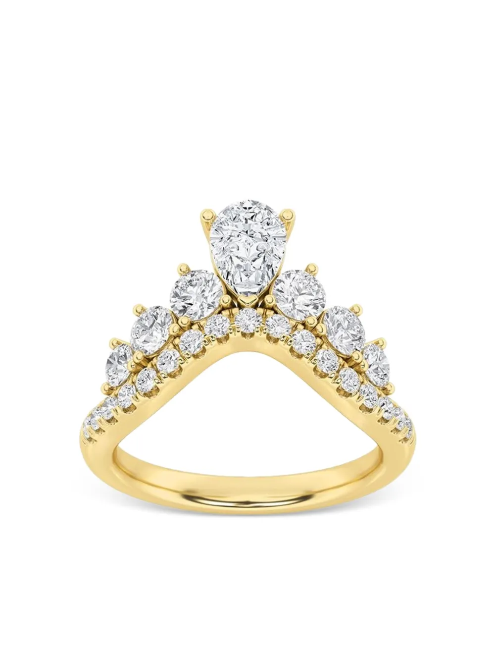 Tilla 14K yellow gold lab-grown diamond ring | Gold | Image 1