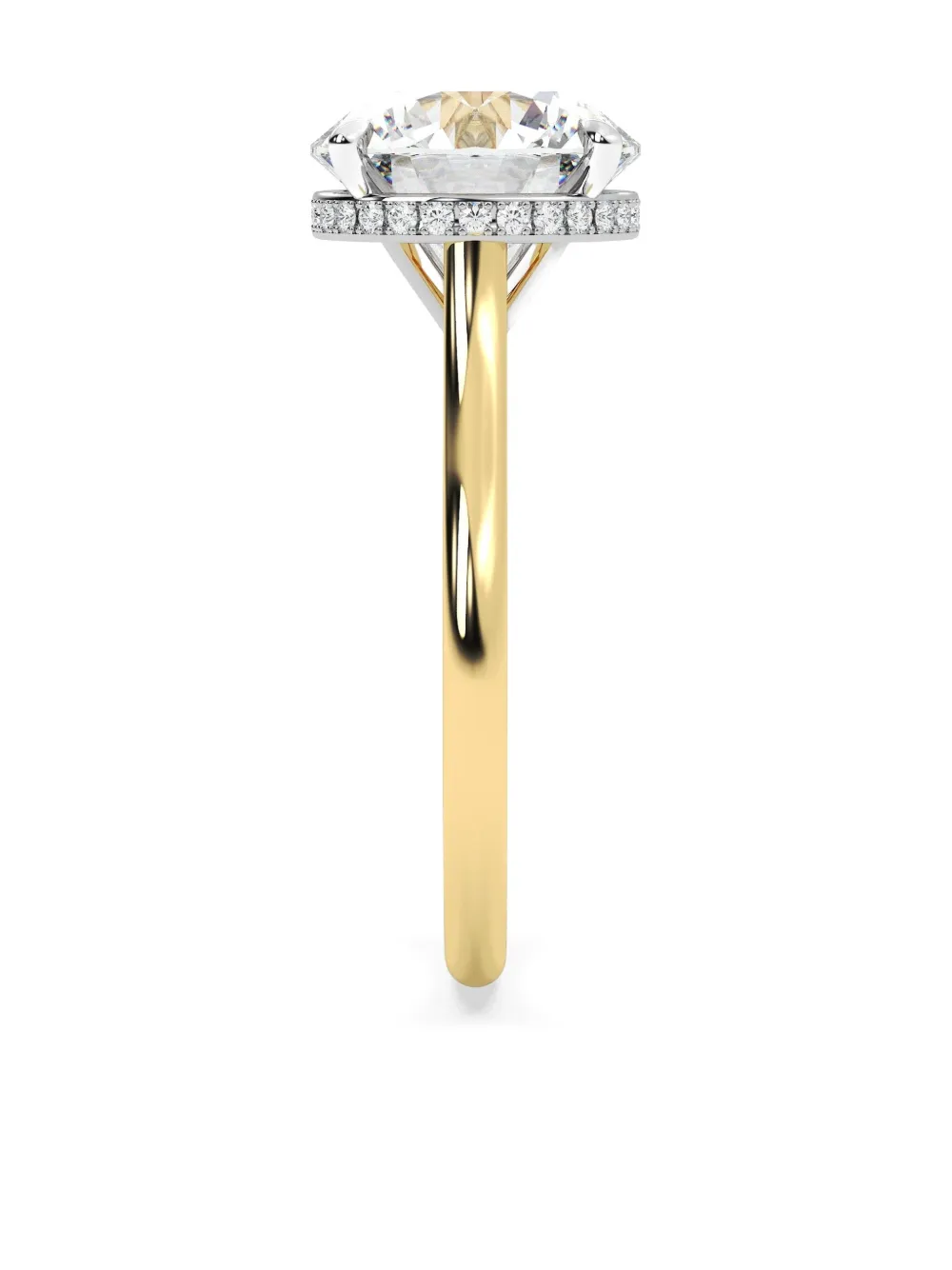 Tilla 14k Yellow Gold Diamond Solitaire Ring In Gold