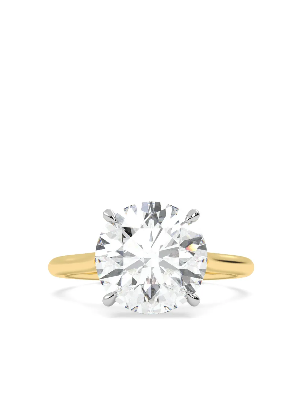 Tilla 14k Yellow Gold Diamond Solitaire Ring In Gold