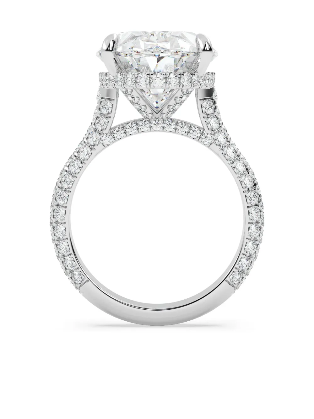 Tilla 14k White Gold Diamond Accented Ring In Silver