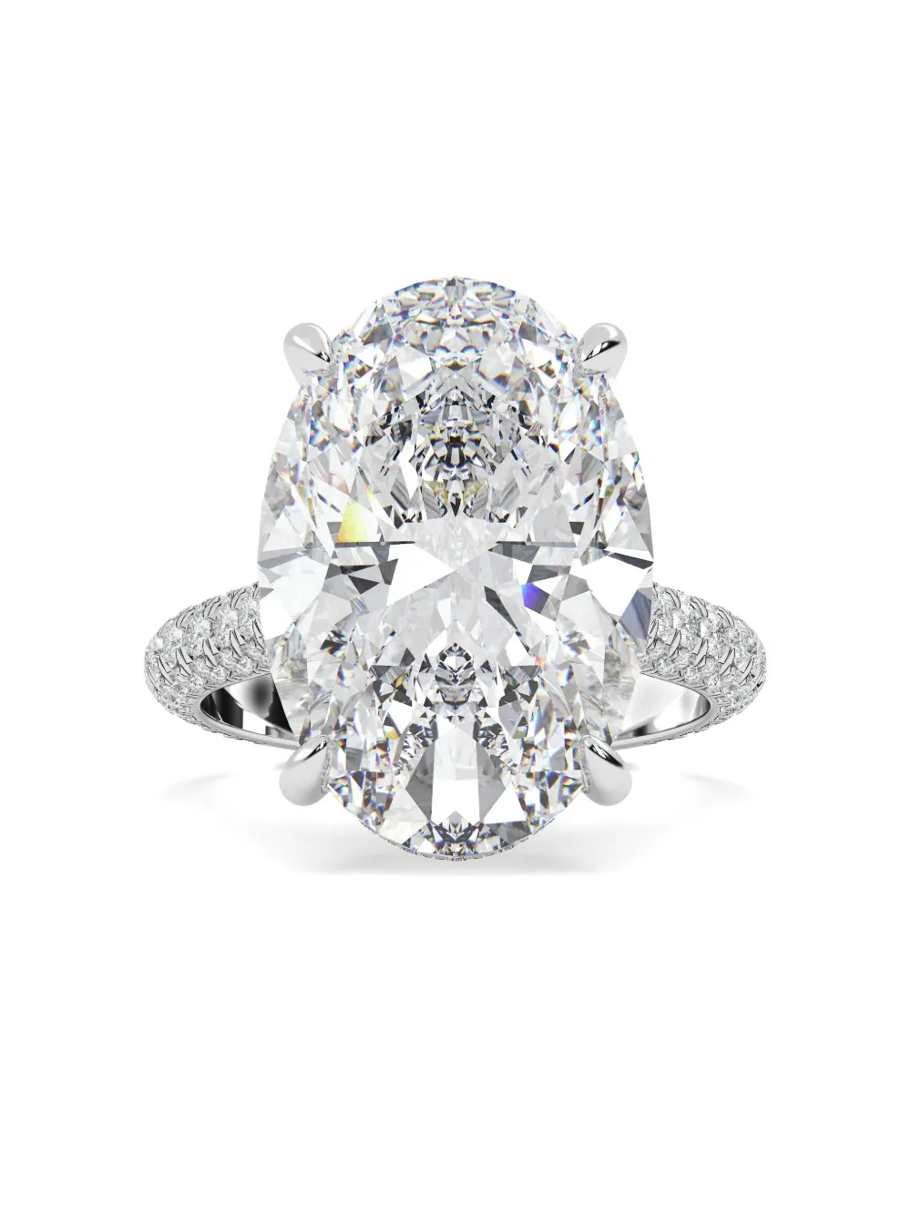 Tilla 14k White Gold Diamond Accented Ring In Silver