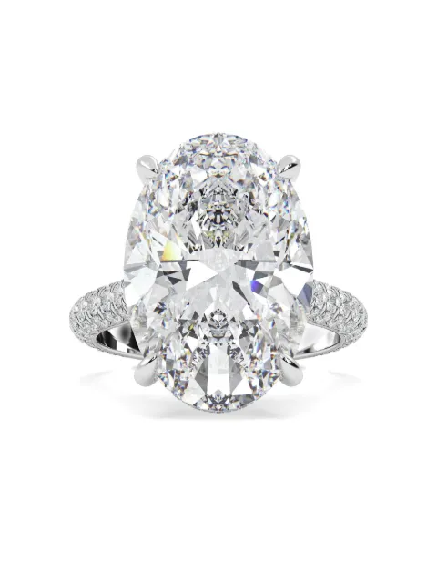 Tilla anillo en oro blanco de 14kt con diamante