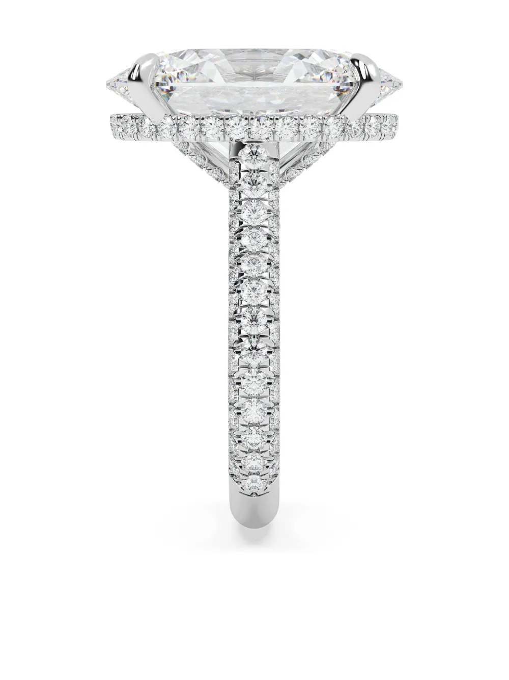 Tilla 14k White Gold Diamond Accented Ring In Silver