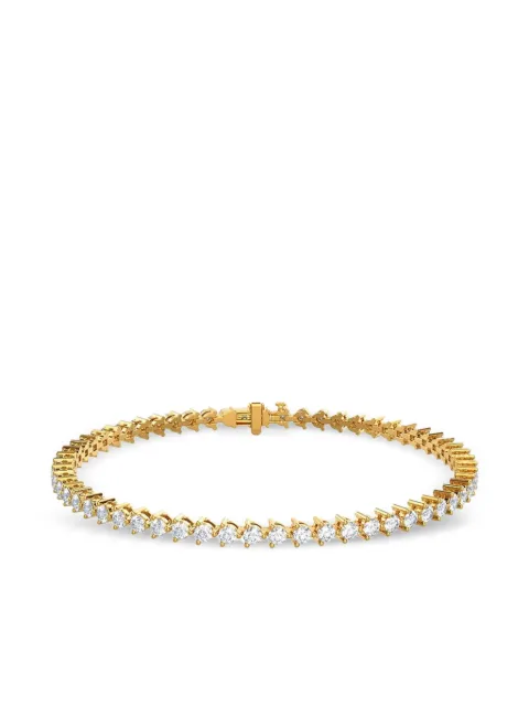 Tilla 14K yellow gold diamond tennis bracelet