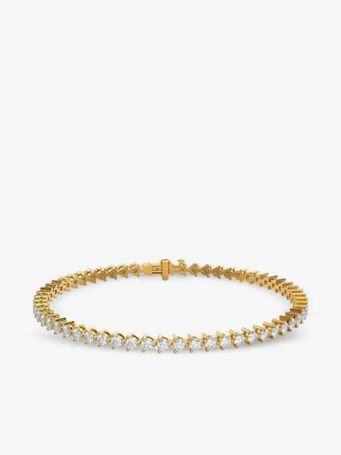 Tilla bracelet en or 14ct à diamants