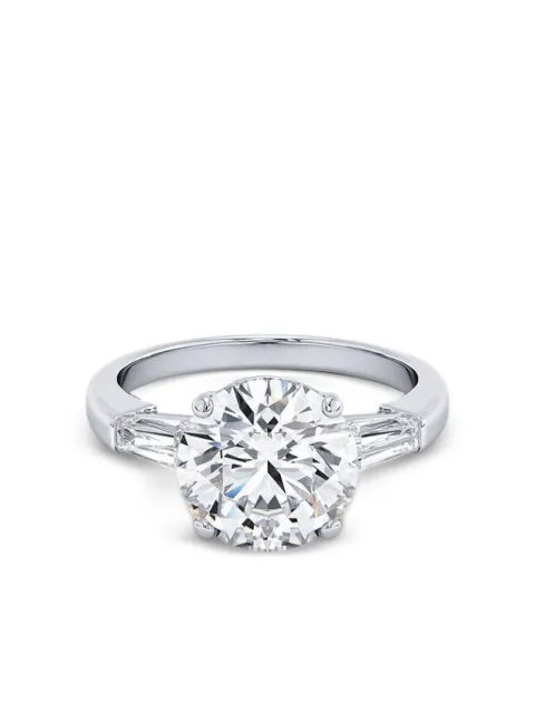 Tilla 14K white gold round diamond ring