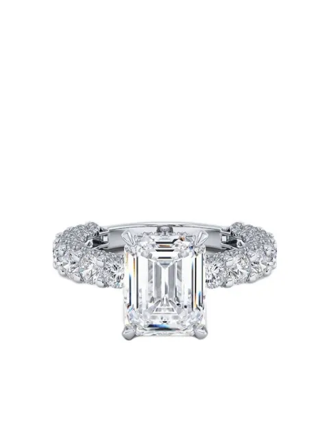 Tilla 14K white gold diamond wedding ring