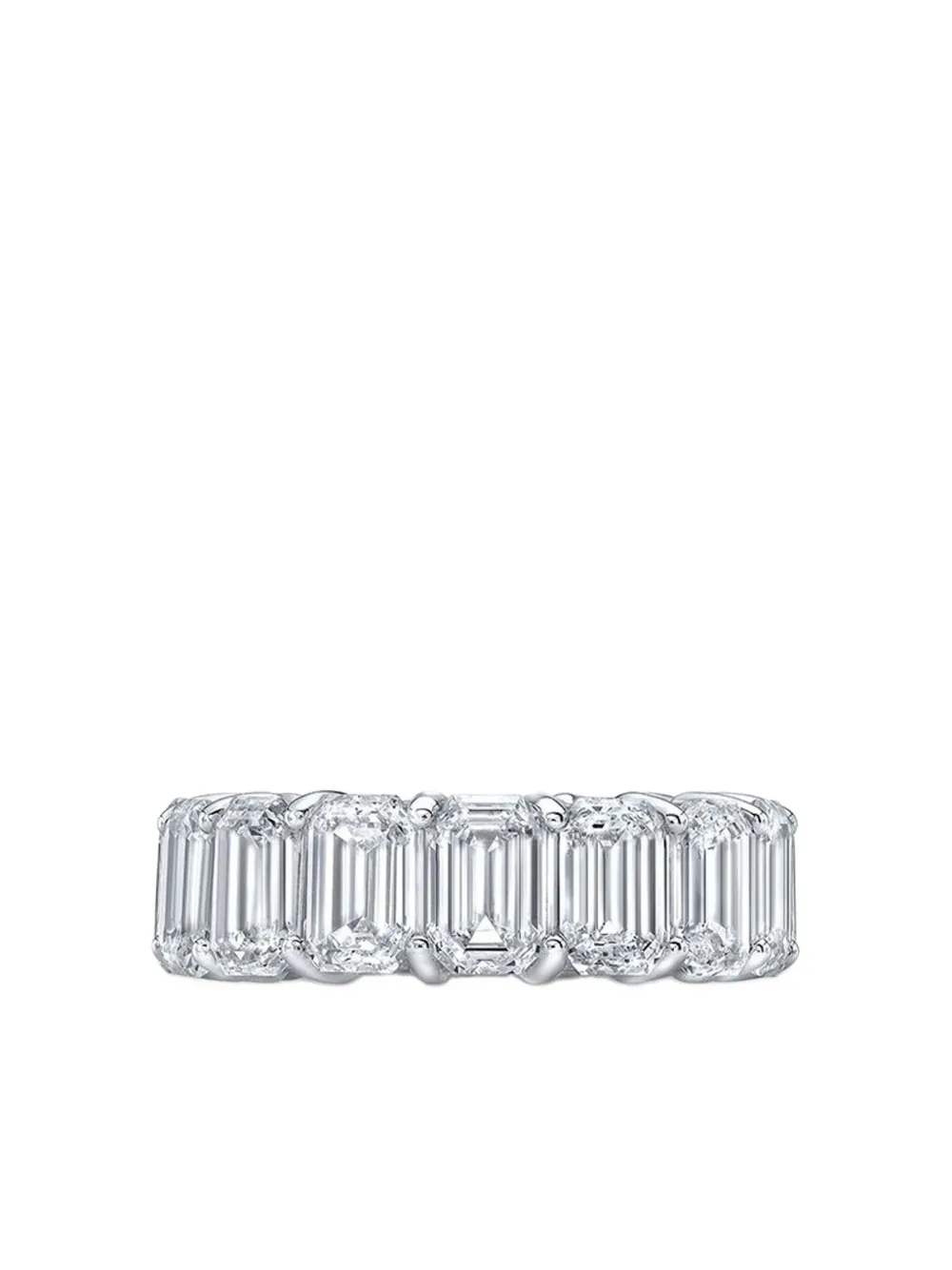 Tilla 14k White Gold Lab-grown Diamond Ring In Silver