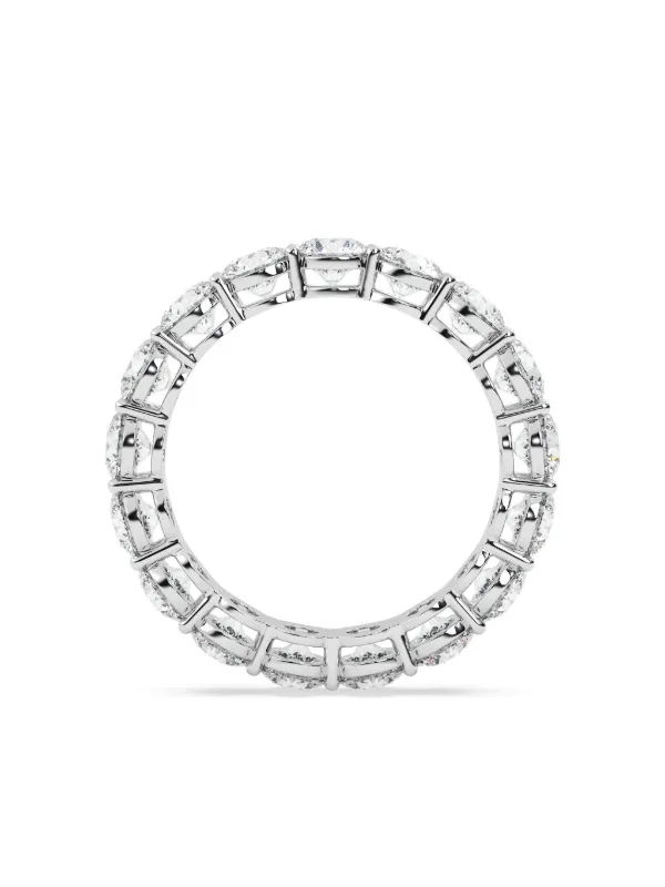 14K white gold lab-grown diamond drop earrings