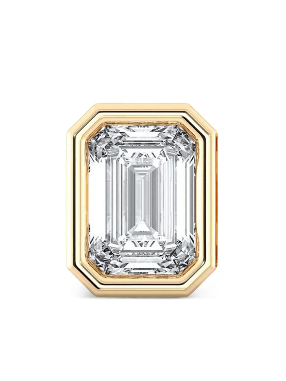 Tilla 14K yellow gold diamond stud earrings | Image 2