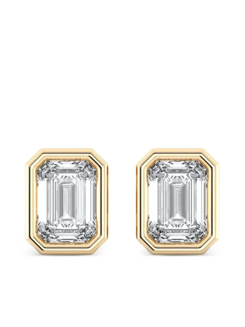 Tilla 14K yellow gold diamond stud earrings