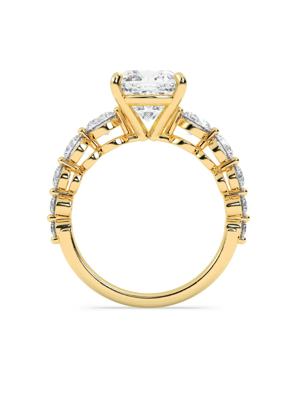 Tilla 14k Yellow Gold Diamond Ring In Metallic