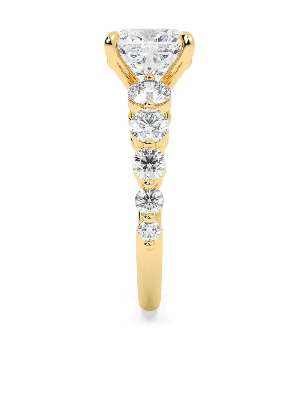 Tilla 14k Yellow Gold Diamond Ring In Metallic