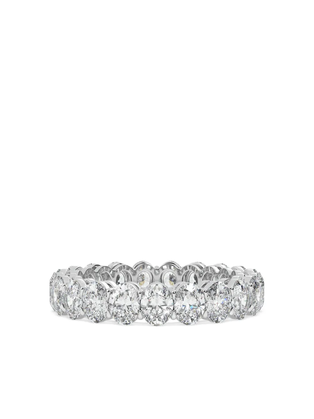 Tilla 14k White Gold Diamond Eternity Ring In Silver