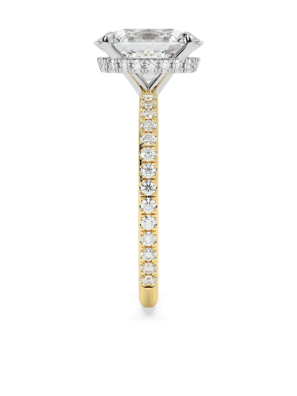 Tilla 14k Yellow Gold Diamond Accented Ring In Gold