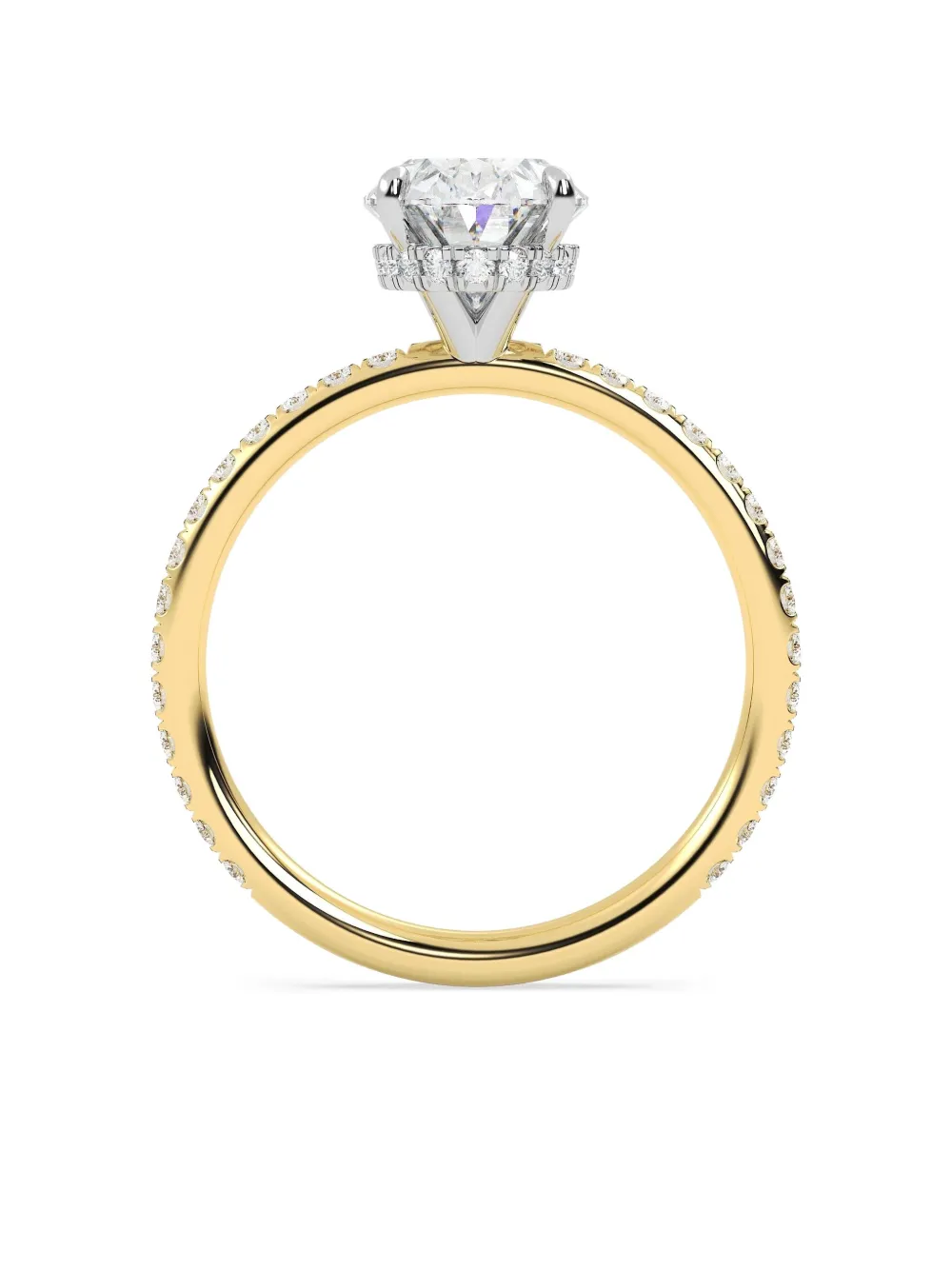 Tilla 14k Yellow Gold Diamond Accented Ring In Gold